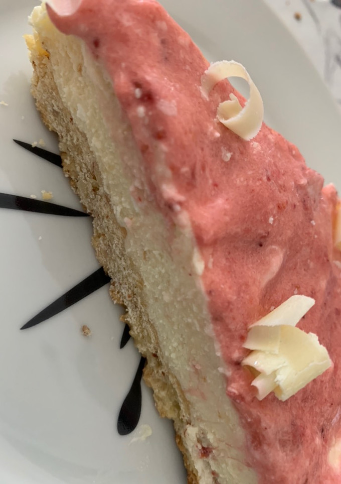Una foto de Tarta mousse de chocolate blanco