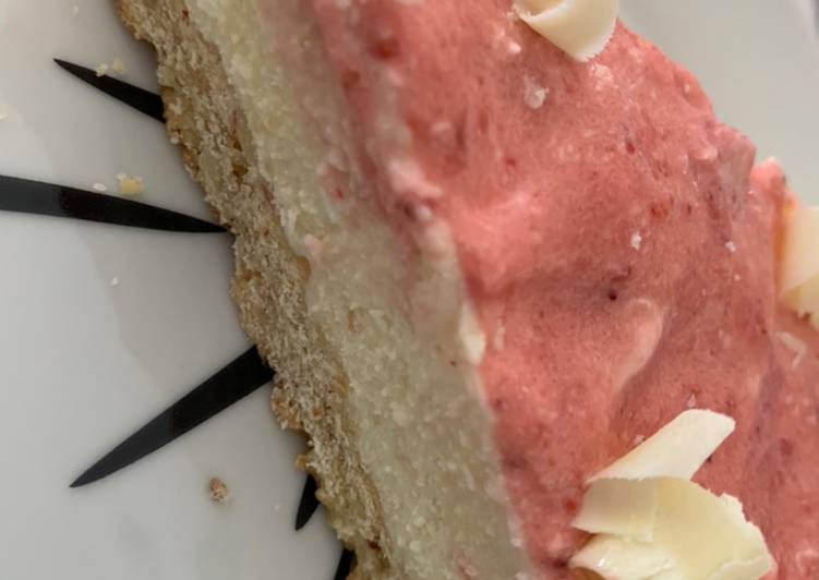 Tarta mousse de chocolate blanco