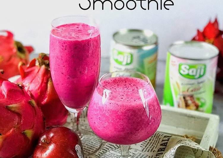 Dragon Fruit Smoothie 
#marathonraya
#minuman
#minggu2