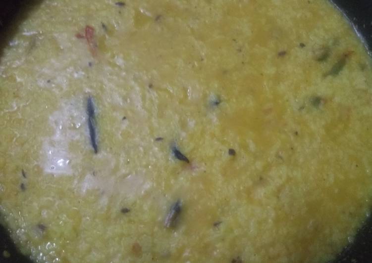 Red lentil khichdi