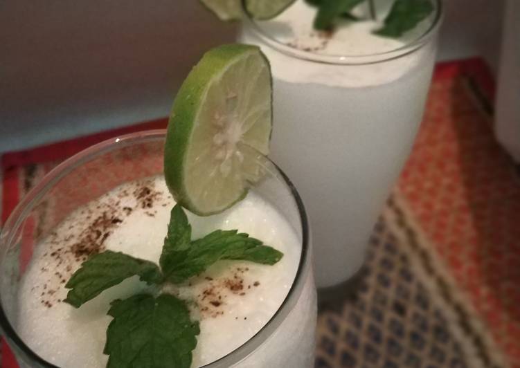 Step-by-Step Guide to Prepare Any-night-of-the-week Pudina lassi