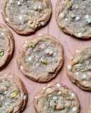 Cookies de pistacho y chocolate blanco con Beurre noisette🍪 Chewy white chocolate pistacho cookies