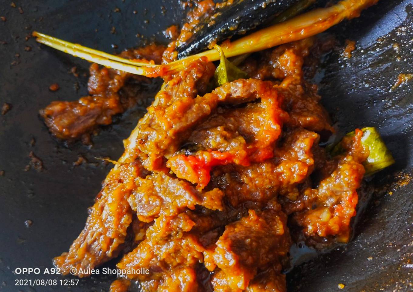 Daging kambing pedas asem manis