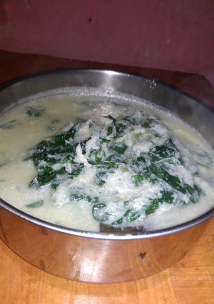 Foto resep Sayur daun kacang kelapa