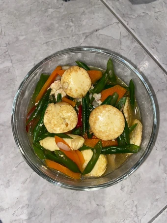 Cara Gampang Menyiapkan Resep Tumis buncis tofu orak arik telur yang  Bikin Ketagihan Anti Ribet, Lezat Sekali
