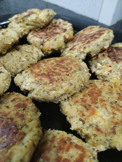 Una foto de Hamburguesa de quinoa (sin gluten)