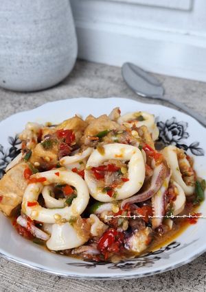 Foto resep Sotong Masak Chili Padi