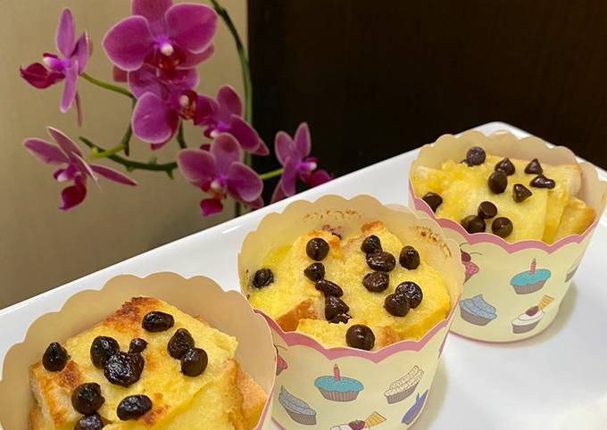 Cara bikin Puding Roti Tawar Cara bikin Puding Roti Tawar