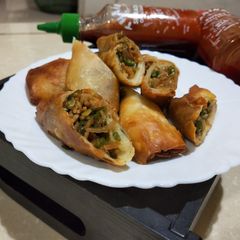 Veg.Spring roll A picture of Veg.Spring roll.