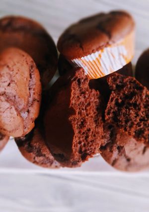 Csokoládés muffin gluténmentesen recept fotója