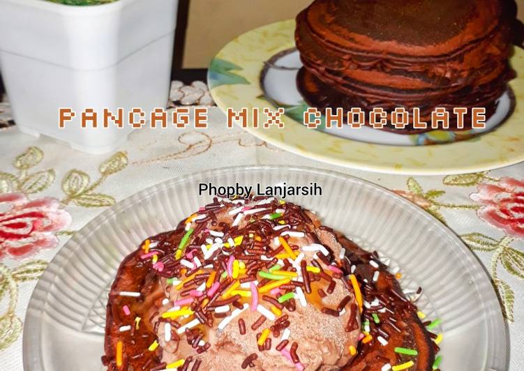 Resep Pancage Mix Chocolate yang Bikin Ngiler