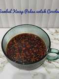 Sambal Kecap Pedas untuk Cocolan