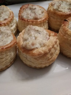 Foto principal de Vol-au-vent mar y tierra con Thermomix