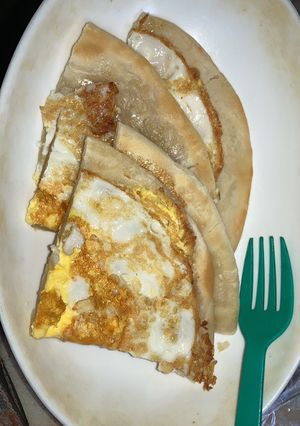 嘴饞宵夜之蔥油餅 的食譜成品照片