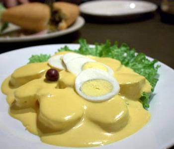 Without Fail Prepare Recipe Peruvian potatoes with spicy cream sauce Yummy