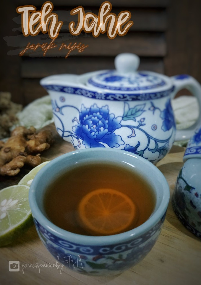 Foto resep Teh jahe jeruk nipis