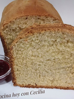 Una foto de Pan brioche de yogur, elaborado con la panificadora