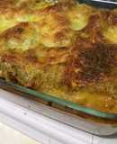 Lasaña con salsa al Merkén