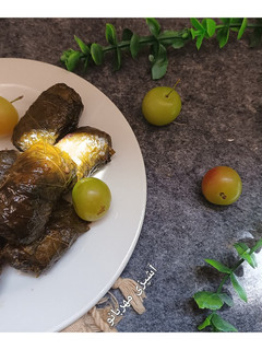 عکسی از دستور دلمه برگ مو (بدون گوشت)