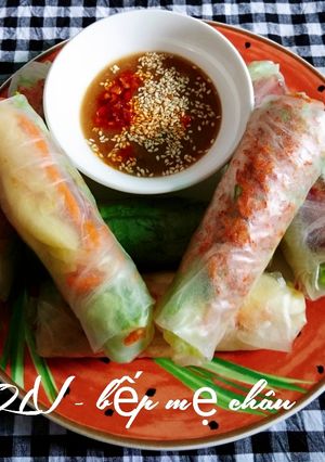 Hình của món Bò bía mặn.