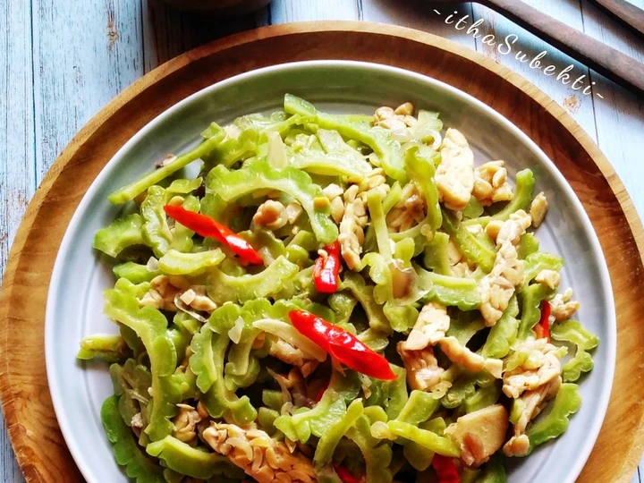 Cara Mudah Membikin Resep Pare Tumis Tempe yang Sempurna Anti Ribet, Lezat Sekali