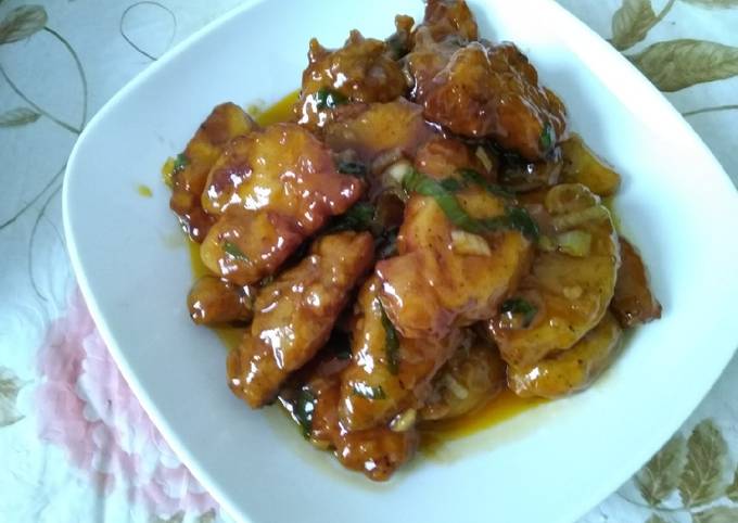 Ayam Fillet Saus Madu