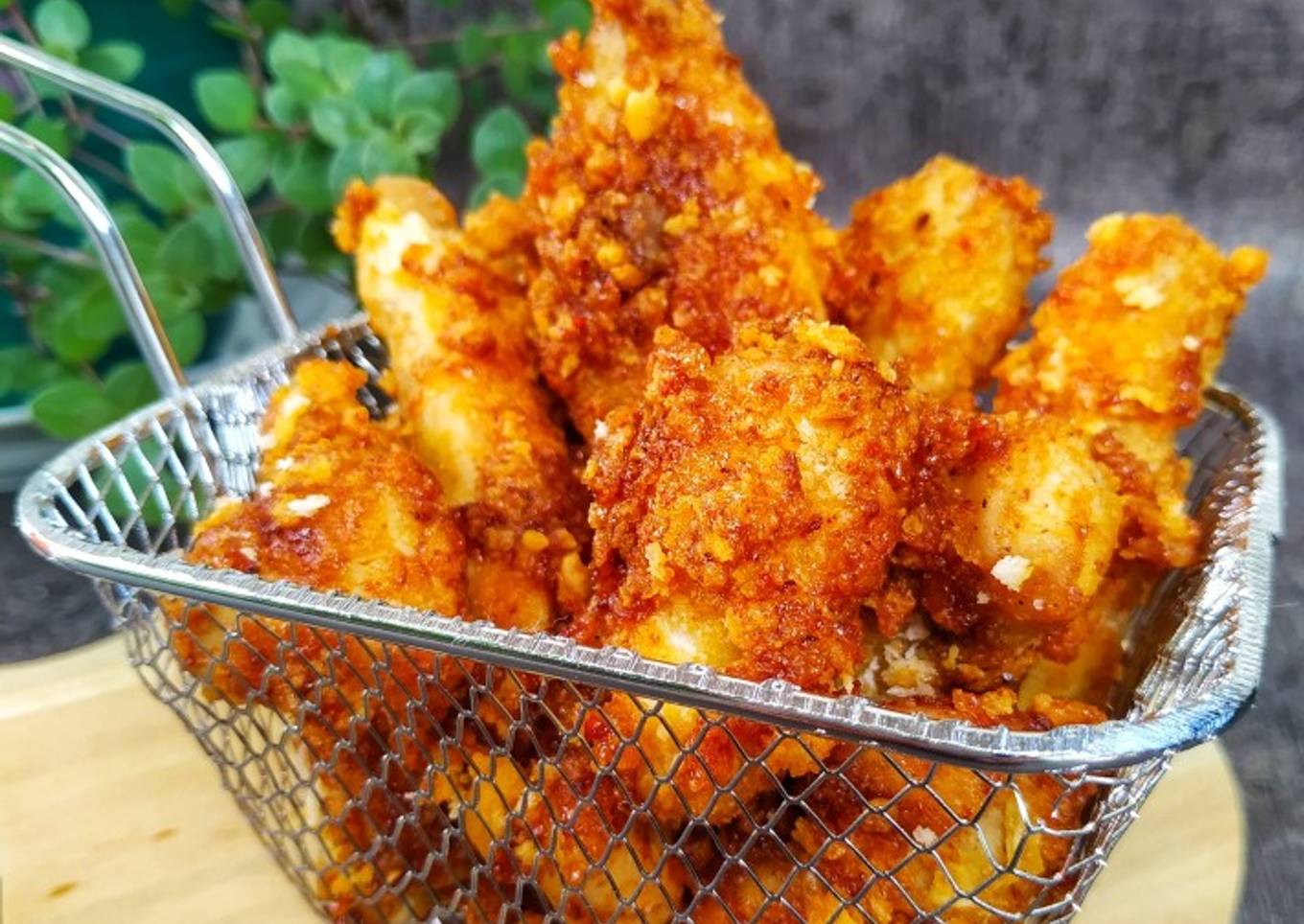 Chicken Fingers Saos Gochujang with Air Fryer