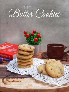 Foto resep Raisin Butter Cookies