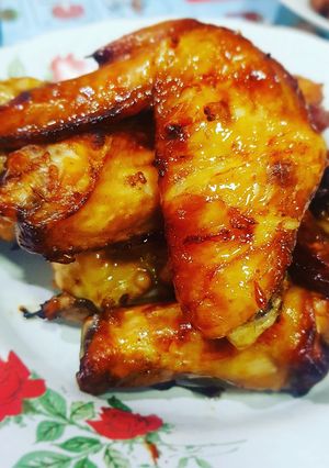 รูปของ ปีกไก่ย่าง หม้ออบลมร้อน #กับแกล้ม