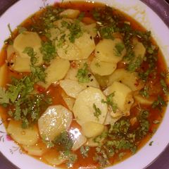 Aloo ki warqi A picture of Aloo ki warqi.