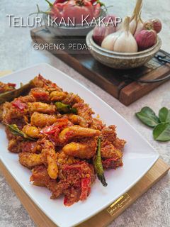 Foto resep Telur Ikan Kakap Goreng Pedas