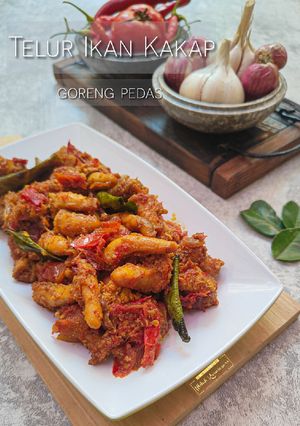 Foto resep Telur Ikan Kakap Goreng Pedas