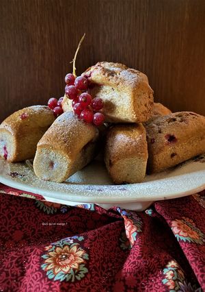 Une photo de Mini cakes aux groseilles