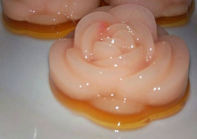 Day13.Puding Nutrijel Lapis Gula Merah#PekanInspirasi