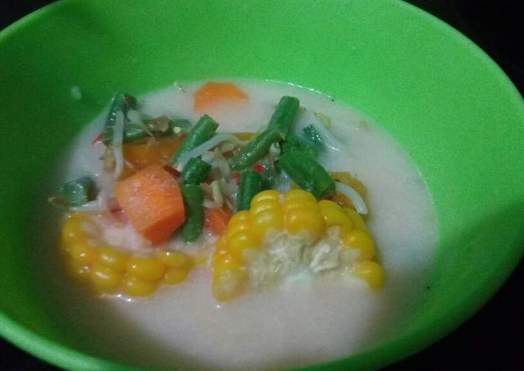 Resep Sayur Lodeh campur campur suka suka, Enak