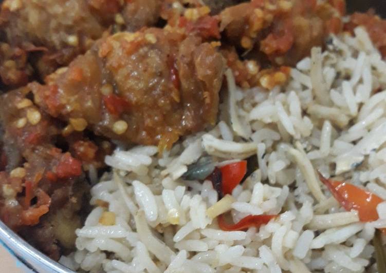 Nasi liwet praktis rice cooker