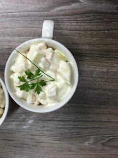 Almás-sajtos kukoricasaláta 🍏🧀🌽 recept fotója