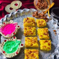 A picture of Butterscotch kalakand.