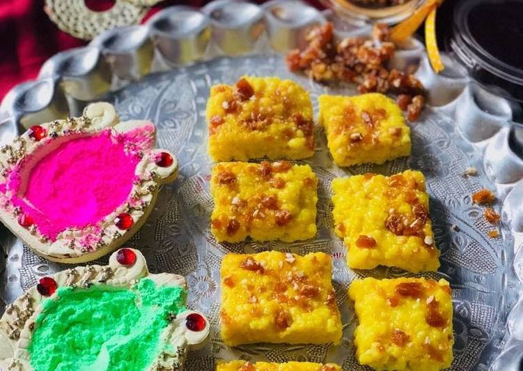 Butterscotch kalakand