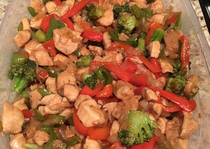 Simple Way to Make Super Quick Homemade Honey Soy Chicken w/ veggies