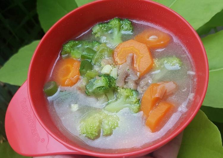 Resep Soup Ceker Ayam Suwir (untuk anak 2+) yang Menggugah Selera