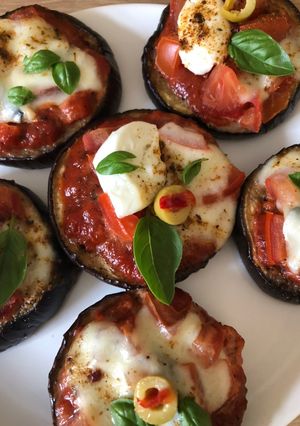 Une photo de Pizzeta sur aubergines