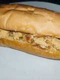 Pan baguette, con chorizo y huevos ⚡