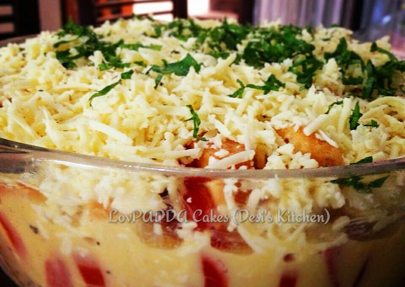 ROTI GUYUR SUSU TELOR PANGGANG