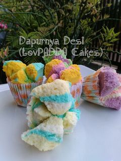 Foto resep BOLU KUKUS MEKAR PELANGI