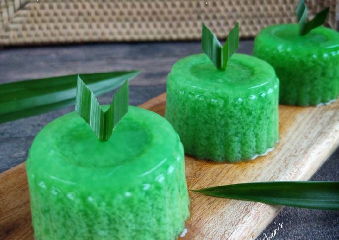 Cara bikin Puding Lumut Pandan Cara bikin Puding Lumut Pandan