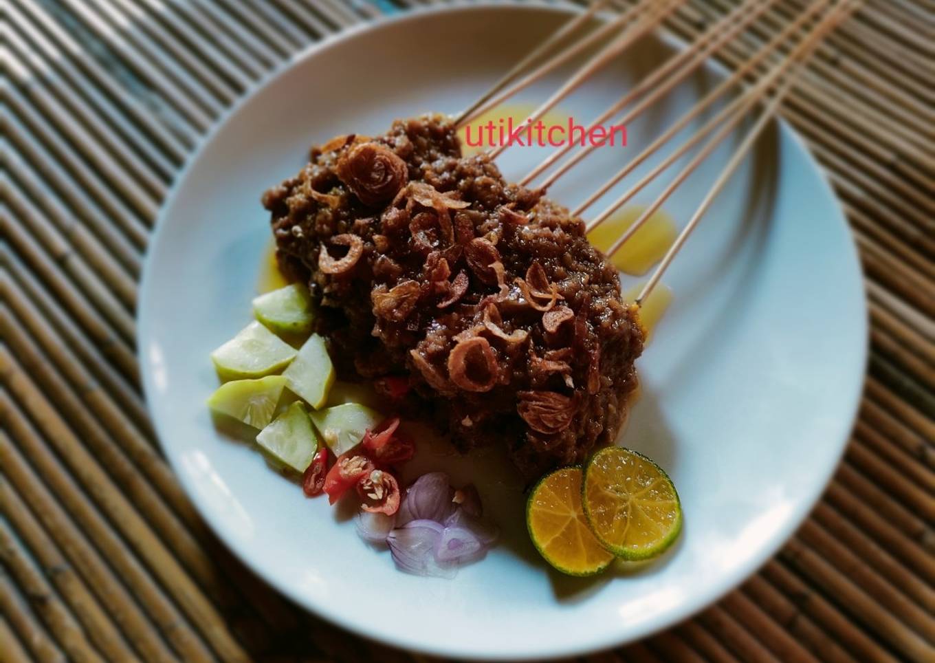 Sate ayam bumbu kacang