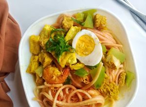 Foto resep Mie Gomak Kuah (khas Suku Batak)