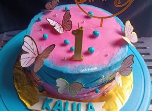 Foto resep Cake Ultah Kupu-kupu