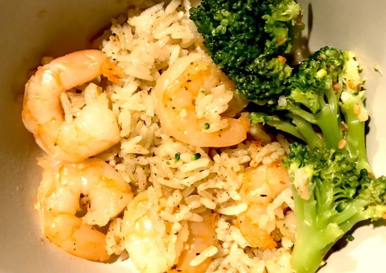 Shrimp (N)ice with Brocolli 😂